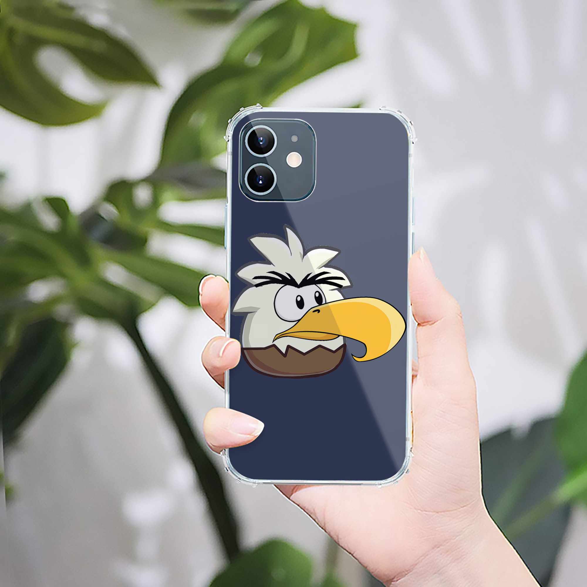 （画像用） Angry Birds アングリーバード 【iPhone 12シリーズ対応】透明スマホケース（クリアソフトケース）